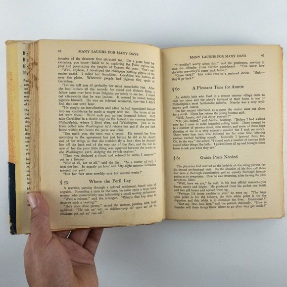 2/$50 - 1925 Hardcover w/ DJ Many Laughs for Many Days by Irvin S. Cobb - Picture 9 of 16